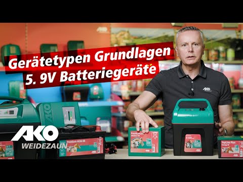 Weidezaungeräte Grundlagen: 5. 9V Batteriegeräte