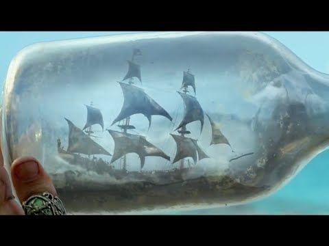 加勒比海盗4：大家疯狂抢夺美人鱼，杰克的黑珍珠号却被装进了小瓶子里