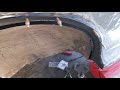 Morris Minor rear wheel arch repair