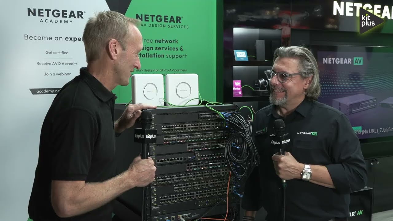 NETGEAR Expands AV Line with M4350 & Hybrid AES67 Model | IBC2025