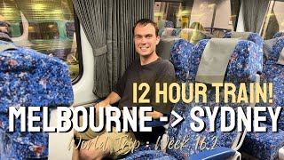 We took the Train from Melbourne to Sydney!