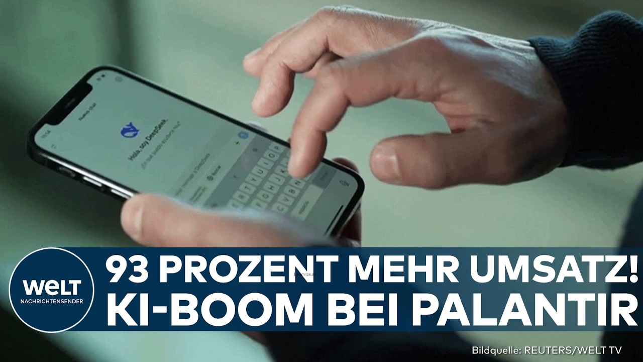 PALANTIR: KI-Unternehmen übertrifft Erwartungen deutlich! – Umsatz steigt um 93 Prozent
