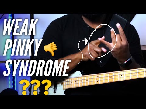 Improve your Pinky Strength | Simple Bass Guitar Exercise