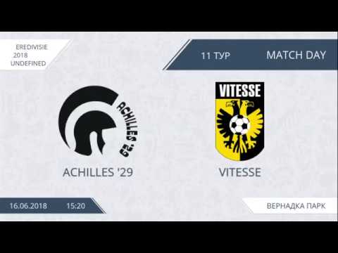 AFL18. Netherlands. Eredivisie. Day 11. Achilles29 - Vitesse