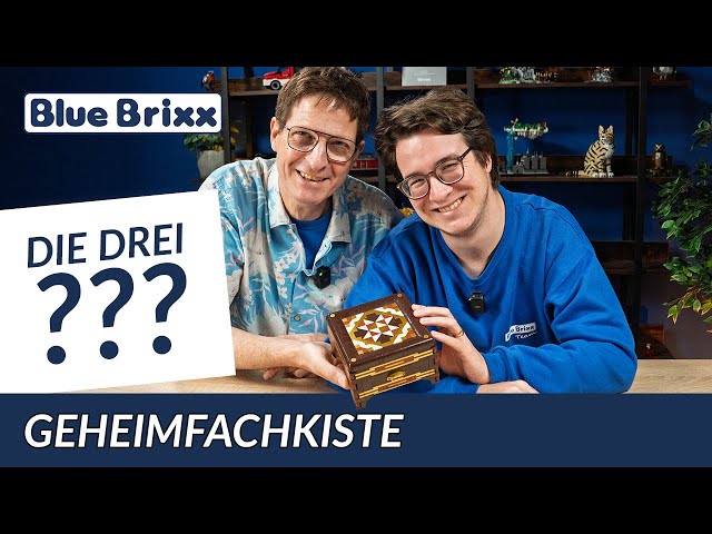 Vidéo teaser pour Die drei ??? Geheimfachkiste – Versteckte Rätsel & geheime Mechanismen! | BlueBrixx