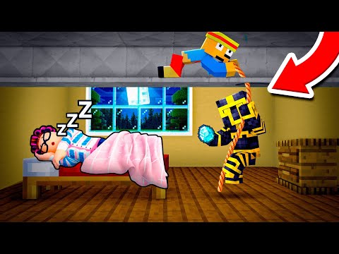 ROBAMOS en la CASA de la ABUELA en MINECRAFT 😱