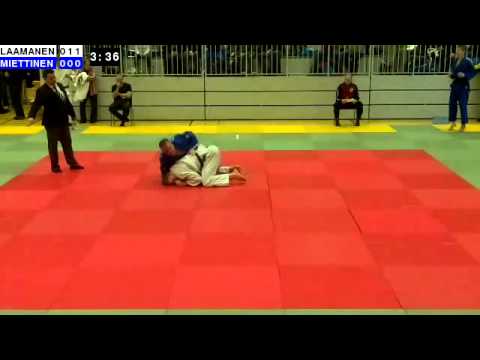 Judo U21 SM 2014: M21-81: LAAMANEN - MIETTINEN