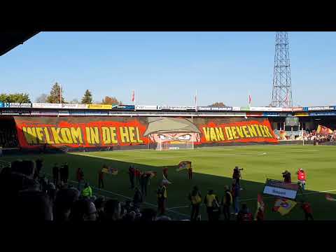 Go Ahead Eagles opkomst tegen PEC Zwolle