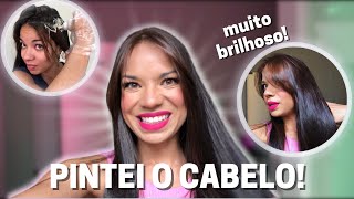 PINTEI MEU CABELO: Castanho claro dourado