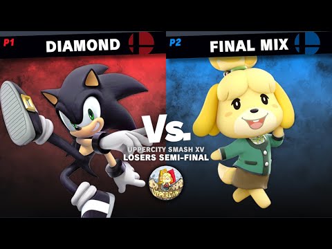 UpperCity Smash XV - Diamond (Sonic) vs Final Mix (Isabelle, Sora) - Losers Semi-Final.