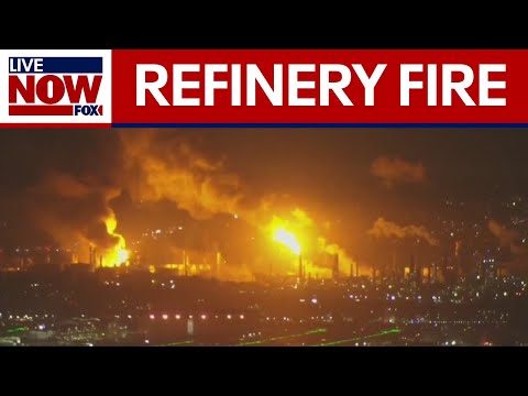 Video | Massive fire breaks out at Chevron refinery in L.A. area | LiveNOW from FOX