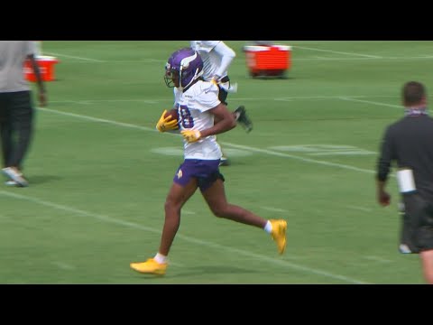 Vikings Prep First Round Pick Justin Jefferson Before Sunday's Game