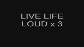 HammerFall - Live Life Loud (lyrics) HD