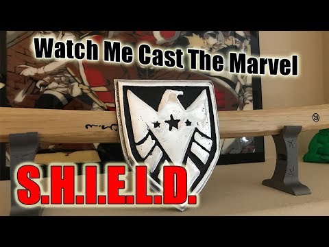 Casting The Marvel SHIELD From Scrap Aluminum