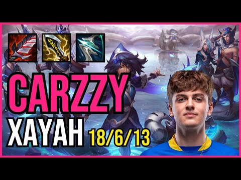 CARZZY - XAYAH vs APHELIOS ADC - EUW Grandmaster - Patch 11.3