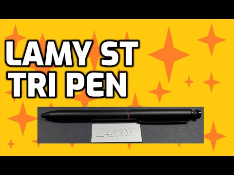 Lamy ST Tri Pen - 2 Color/Pencil Multi Pen (0.5mm) Unboxing and Review