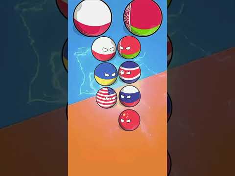 Team Poland 🇵🇱VS Team Belarus 🇧🇾#foryou #shortsvideo #countryballs#usa #history #geography#100kvews