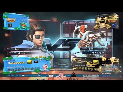 Tekken 7 AgulZzim (hwoarang) VS eyemusician (yoshimitsu) 철권7 아굴찜 (화랑) VS 아이뮤지션 (요시미츠)