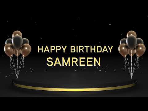Wish you a very Happy Birthday Samreen