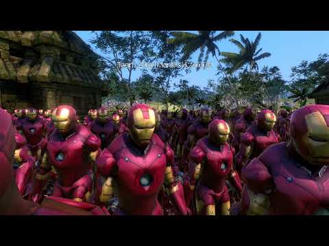 5000 Skeleton Warriors vs 1000 Iron man's-Ultimate Epic Battle Simulator