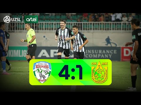 Superliga 21-tur. So‘g‘diyona - OKMK bahsida kiritilgan gollar va xavfli vaziyatlar (Highlights)