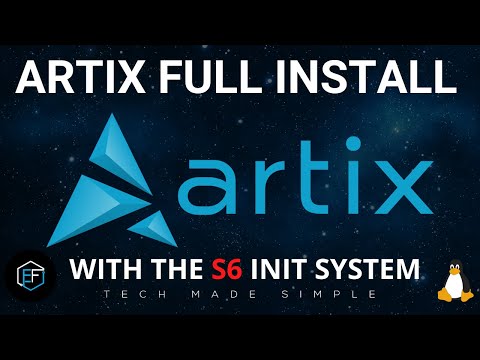 Artix Linux Full Install with the s6 init system