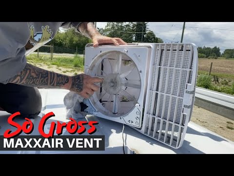 The Van Feels BIGGER When You Have A ROOF VENT | Maxxair Vent Maintenance