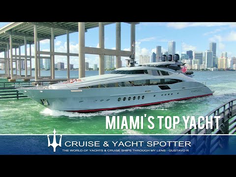 MONSTER YACHT MIAMIS TOP YACHTS | THE YACHT SPOTTER  CHANNEL | HAULOVER INLET | MIAMI RIVER