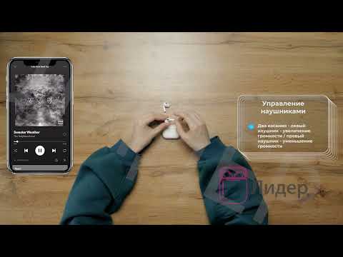 Беспроводные наушники Pro. Bluetooth 5.0 . Cенсорное управление . Для iPhone / Android