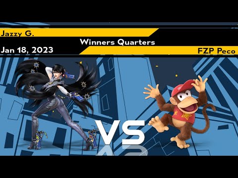 Xeno276 - Jazzy G. (Bayonetta) Vs Peco (Diddy) SSBU Ultimate Tournament