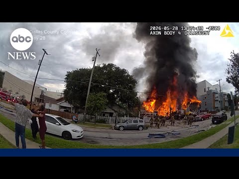 Waymo car disrupts first responders of deadly Dallas apartment complex fire
