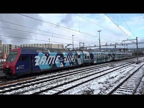 SBB Zürcher S-Bahn S9 Uster-Schaffhausen mit 150 Jahre Zürcher Kantonalbank Werbebeklebung