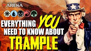 Everything You Need To Know About TRAMPLE (Trample Explained) // Magic: the Gathering Arena