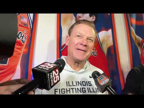 Final Four locker room: Illini coach Brad Underwood Thursday interview