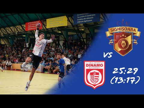 CSM Sighișoara vs Dinamo București 25:29 (13:17)