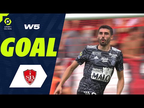 Goal Pierre LEES-MELOU (56' - SB29) STADE DE REIMS - STADE BRESTOIS 29 (1-2) 23/24