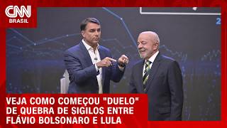Vídeo: "Duelo" de quebra de sigilos entre Flávio e Lula começou após debate; veja linha do tempo | HORA H