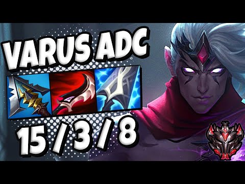 Varus vs Ashe [ ADC ] Lol NA Grandmaster Patch 11.17 ✔️