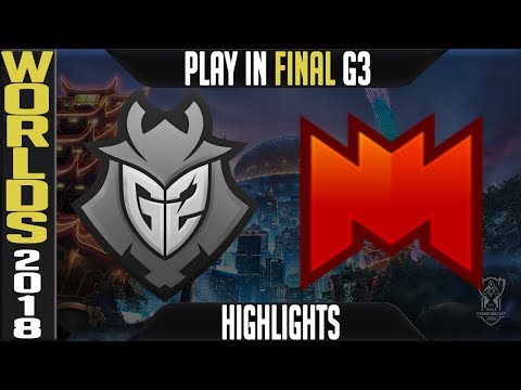 G2 vs INF Highlights Game 3 | Worlds 2018 Play in Final | G2 Esports vs Infinity Esports G3