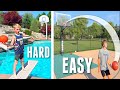 10 EASY to IMPOSSIBLE Trick Shots