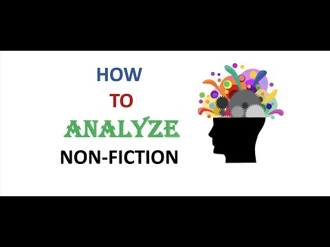 How to Analyze Non-fiction