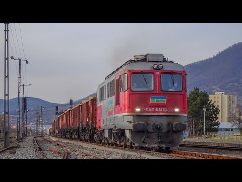 CFR Marfa freight train arriving in Baia Mare Railway Station