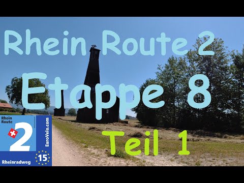 Rhein Route 2  Rheinfelden Bad Zurzach  Etappe 8 Teil 1 #fahrradtour #schweiz
