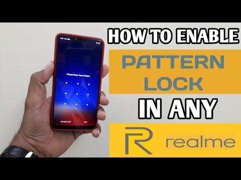 HOW TO ENABLE PATTERN LOCK IN ANY REALME DEVICE | Realme 2 | Realme c1 | Realme 2 Pro | Realme U1 Video