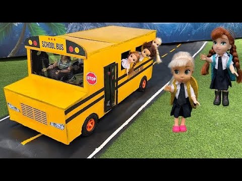 First day of school 2023 ! Elsa & Anna Toddlers - Late for school | Barbieland | Jack & Jill