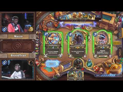 Hearthstone All-Star Invitational Quarterfinal: Muzzy vs BloodTrail | Day 2 Playoffs