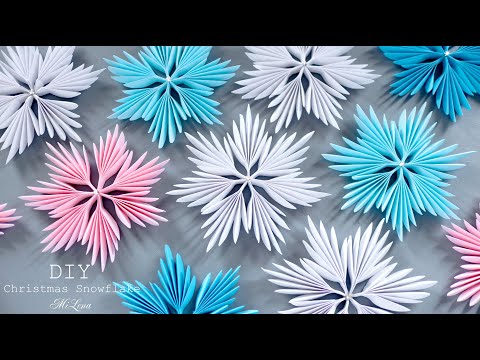 ❄️ СНЕЖИНКА ИЗ БУМАГИ ❄️ 3D PAPER SNOWFLAKE ❄️