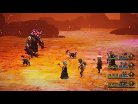 Bravely Default II - 185 - Chapter 5-24 - Fire Room (Exploration)
