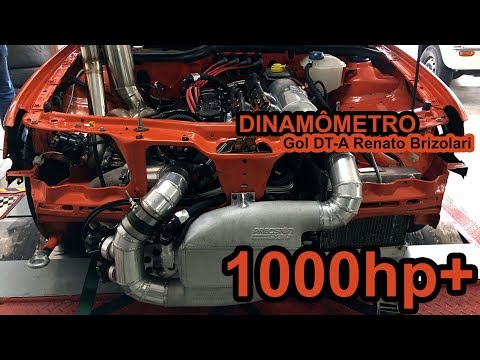 Gol DT-A AP 16V Turbo de Renato Brizolari no dinamômetro!