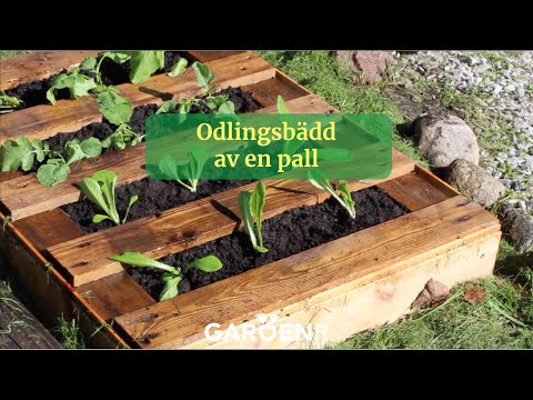 Cultivation bed of a pallet - Gardenhacks by GardenR